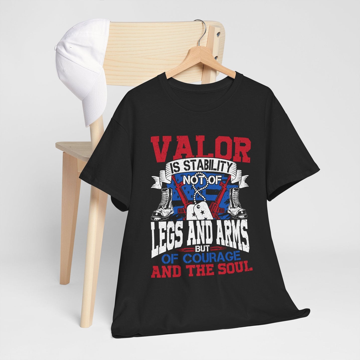 Valor Is - Veterans Day, Veterans US, Gifts for Veterans, Unisex Standard T-Shirt, easychoo.com