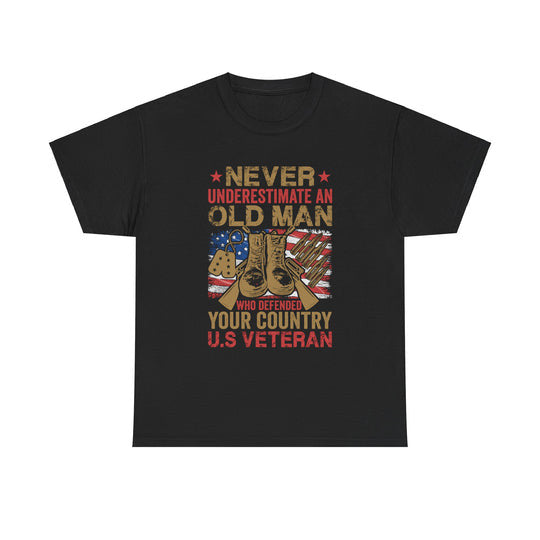 Old Man - Veterans Day, Veterans US, Gifts for Veterans, Unisex Standard T-Shirt, easychoo.com