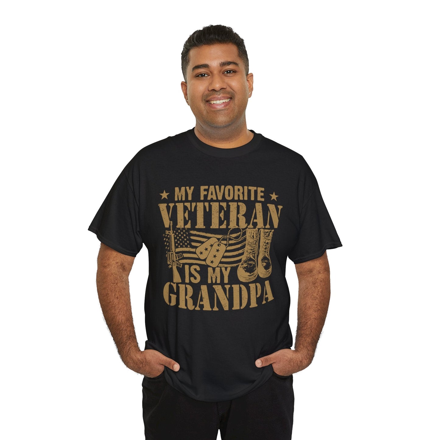 Is My Grandpa - Veterans Day, Veterans US, Gifts for Veterans, Unisex Standard T-Shirt, easychoo.com