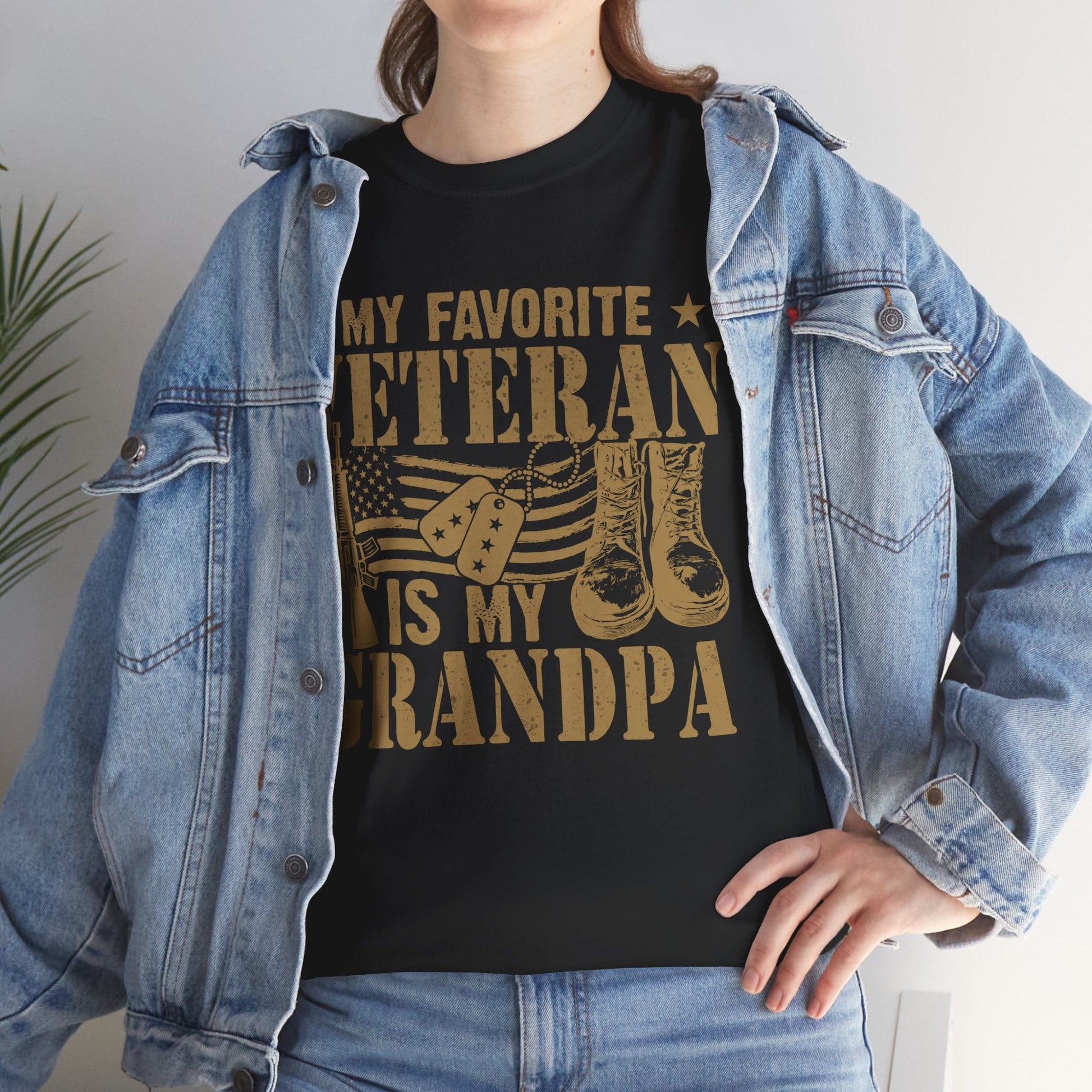 Is My Grandpa - Veterans Day, Veterans US, Gifts for Veterans, Unisex Standard T-Shirt, easychoo.com