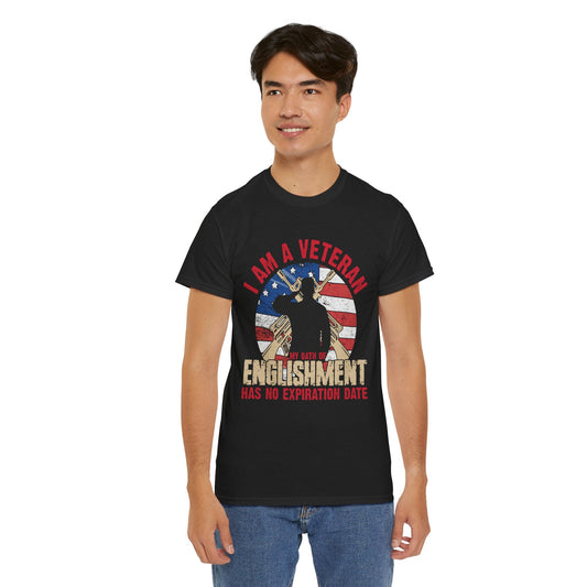 I Am A Veteran - Veterans Day, Veterans US, Gifts for Veterans, Unisex Standard T-Shirt, easychoo.com