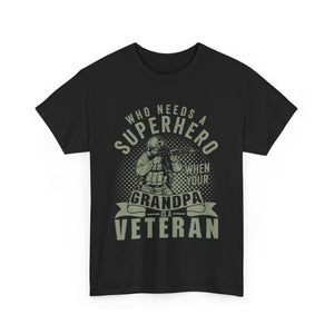 Grandpa Veteran - Veterans Day, Veterans US, Gifts for Veterans, Unisex Standard T-Shirt, easychoo.com
