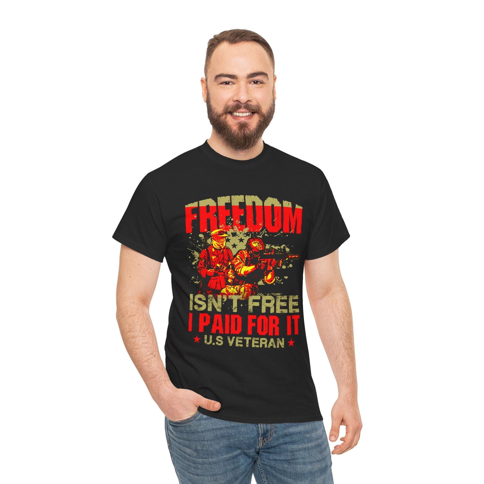 Freedom Isn't Free - Veterans Day, Veterans US, Gifts for Veterans, Unisex Standard T-Shirt, easychoo.com
