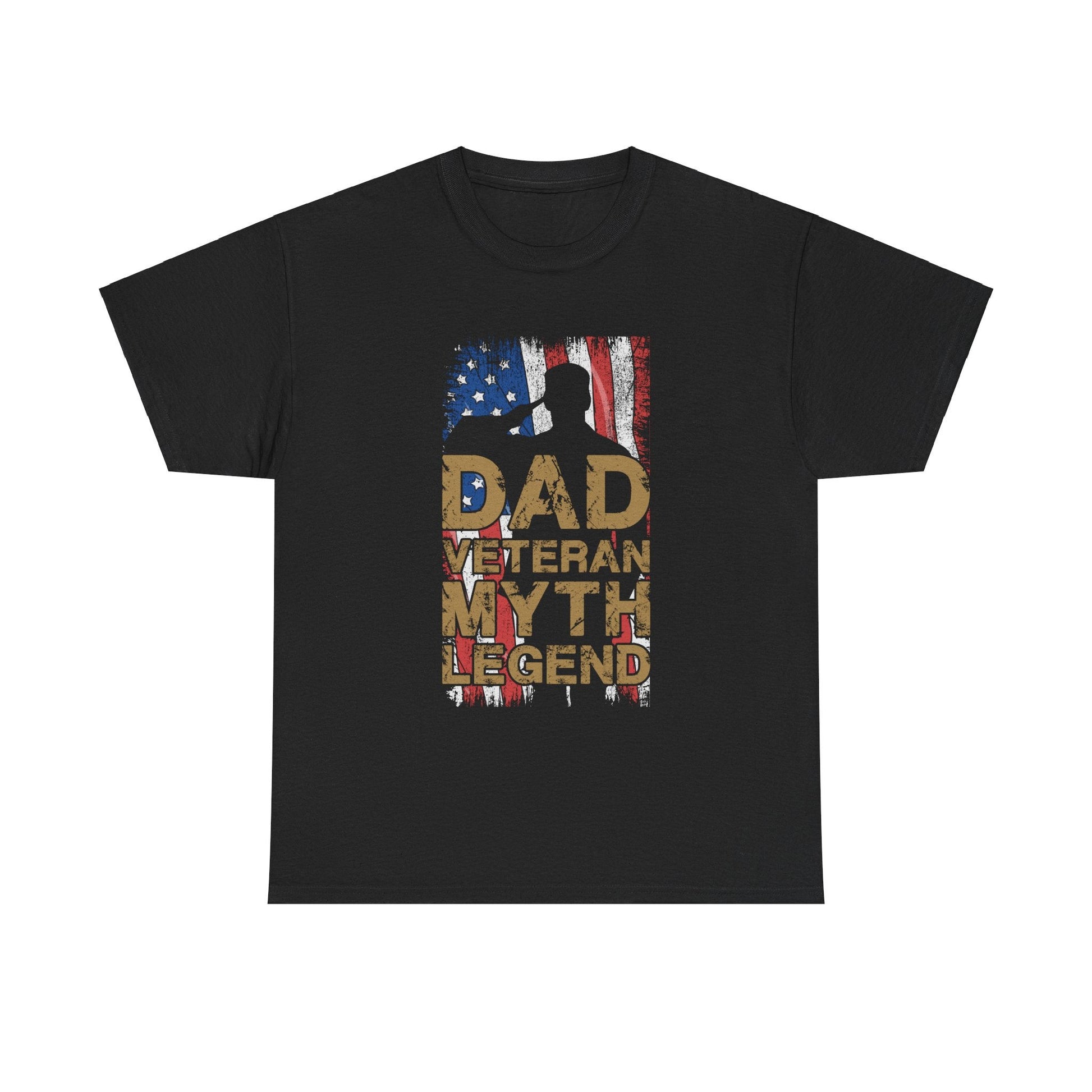 Dad Veteran Myth Legend - Veterans Day, Veterans US, Gifts for Veterans, Unisex Standard T-Shirt, easychoo.com