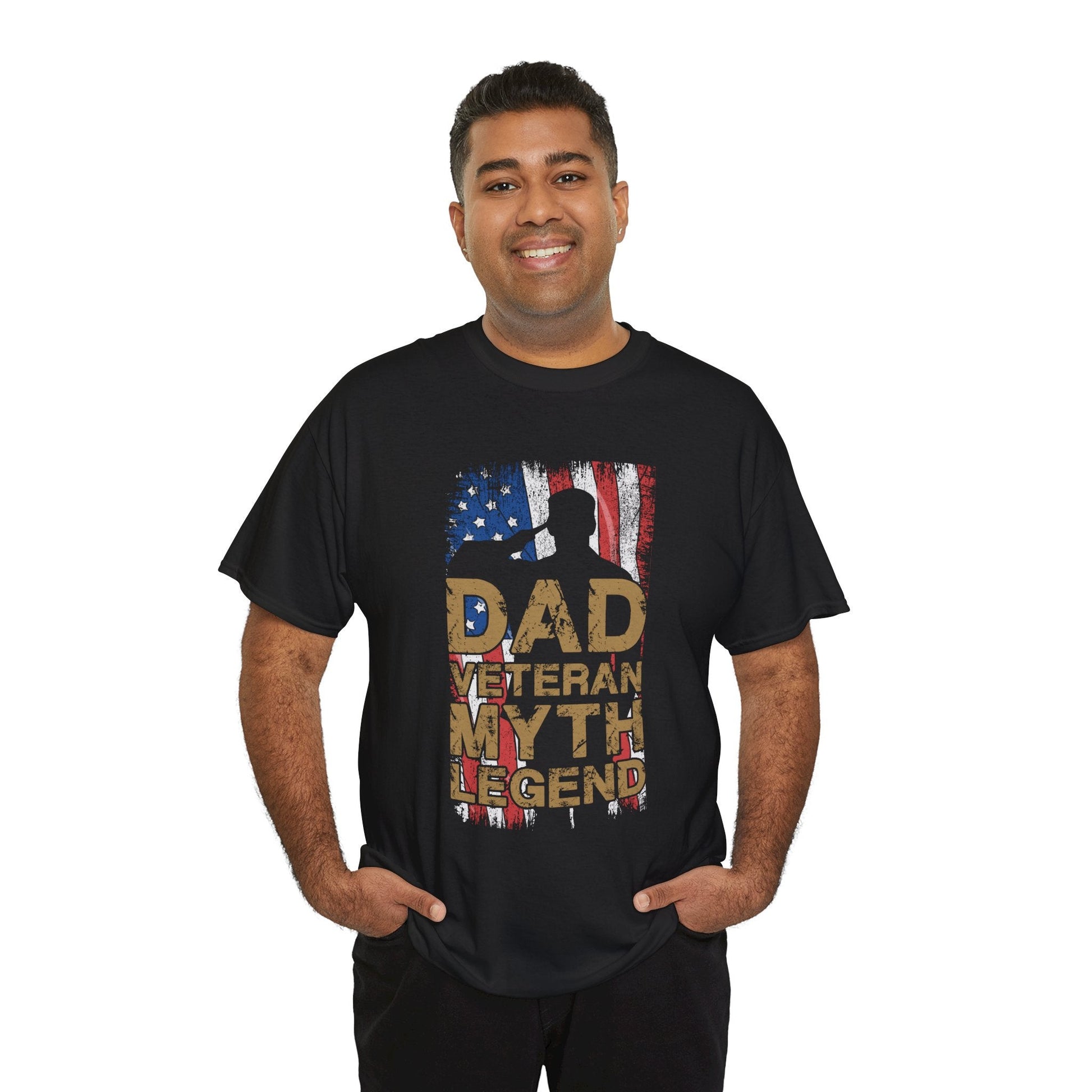 Dad Veteran Myth Legend - Veterans Day, Veterans US, Gifts for Veterans, Unisex Standard T-Shirt, easychoo.com