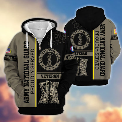 Premium US Veterans Zip Hoodie HF080111, Gifts For US Veterans Gifts On Father's Day, Armed Force Day, Independence Day, Veterans Day., easychoo.com