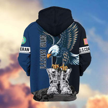 Premium US Veterans Zip Hoodie HF110111, Gifts For US Veterans, Gifts For Dad, Gifts On Armed Force Day, Independence Day, Veterans Day., easychoo.com