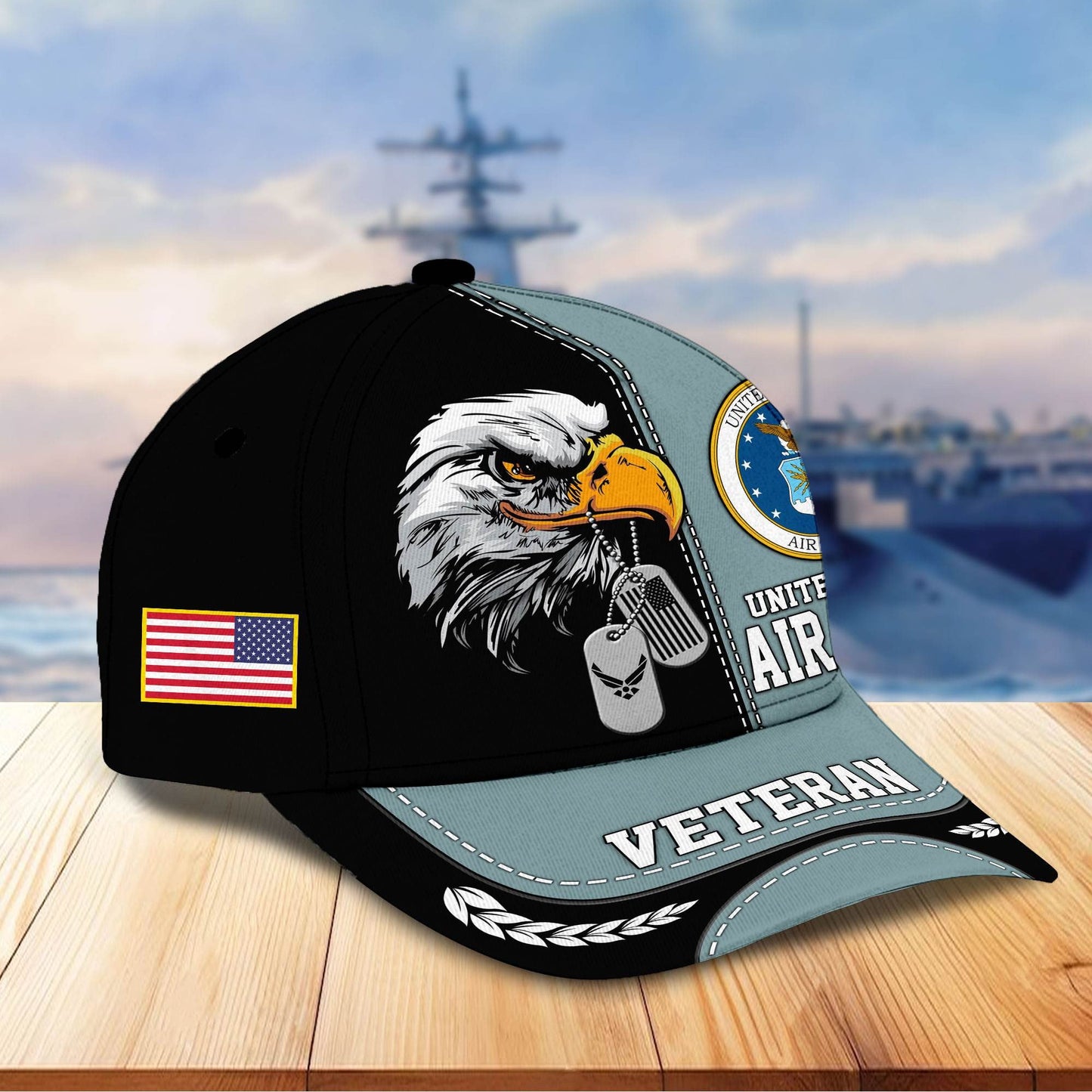 Premium US Veterans Cap hucc270211, Gifts For US Veterans, Gifts On Father's Day, Armed Forces Day, Independence Day, Veterans Day.