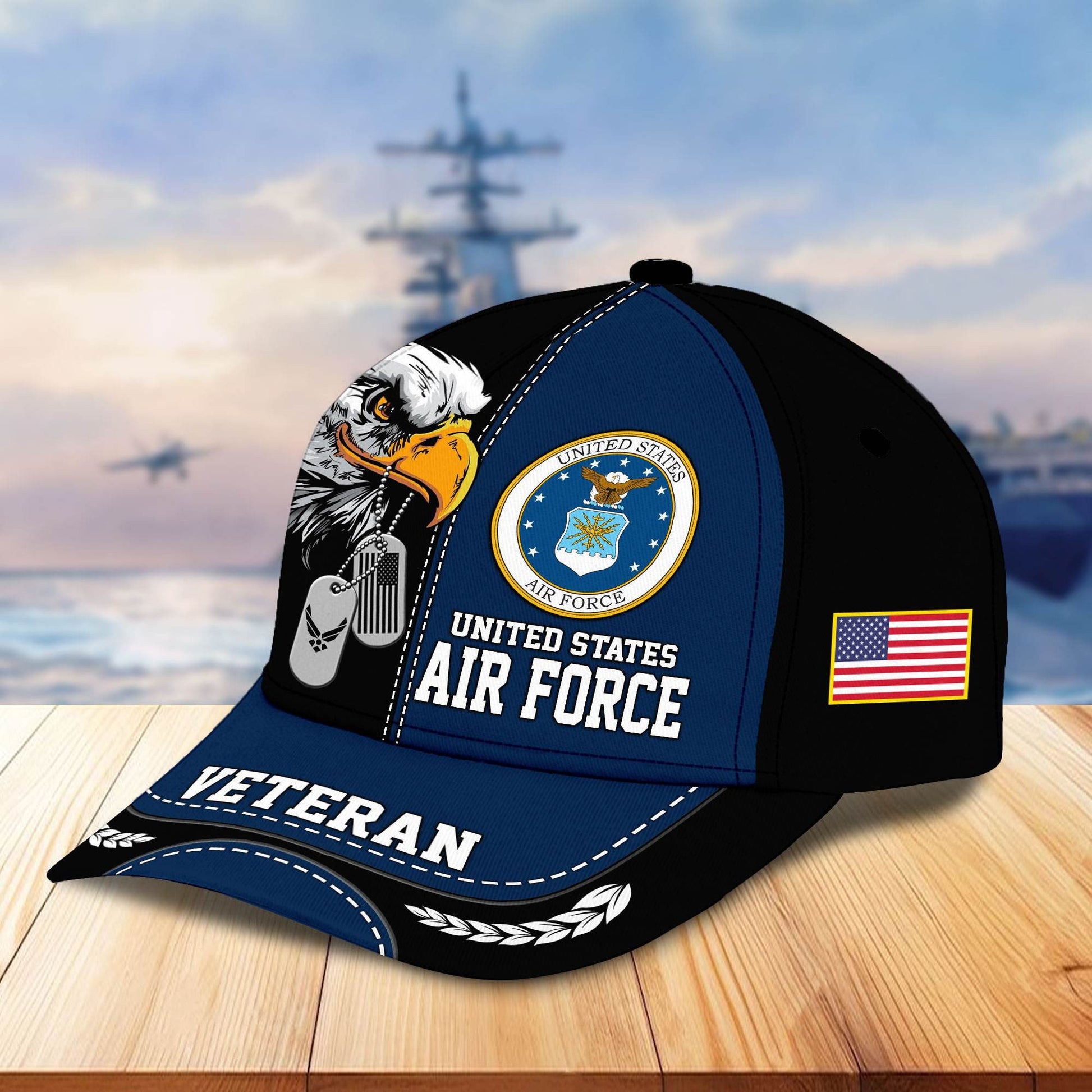 Premium US Veterans Cap hucc270211, Gifts For US Veterans, Gifts On Father's Day, Armed Forces Day, Independence Day, Veterans Day.