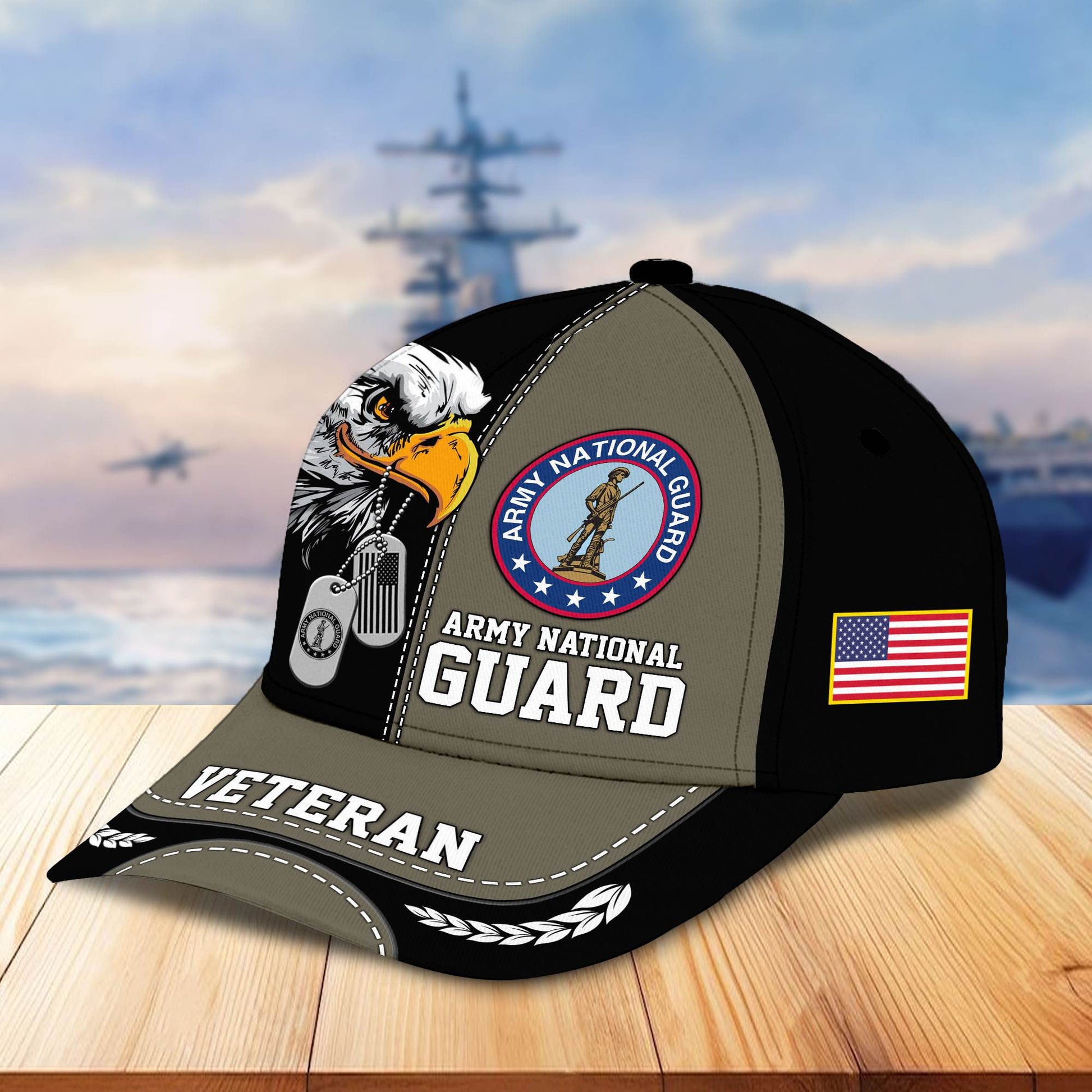 Premium US Veterans Cap hucc270211, Gifts For US Veterans, Gifts On Father's Day, Armed Forces Day, Independence Day, Veterans Day.