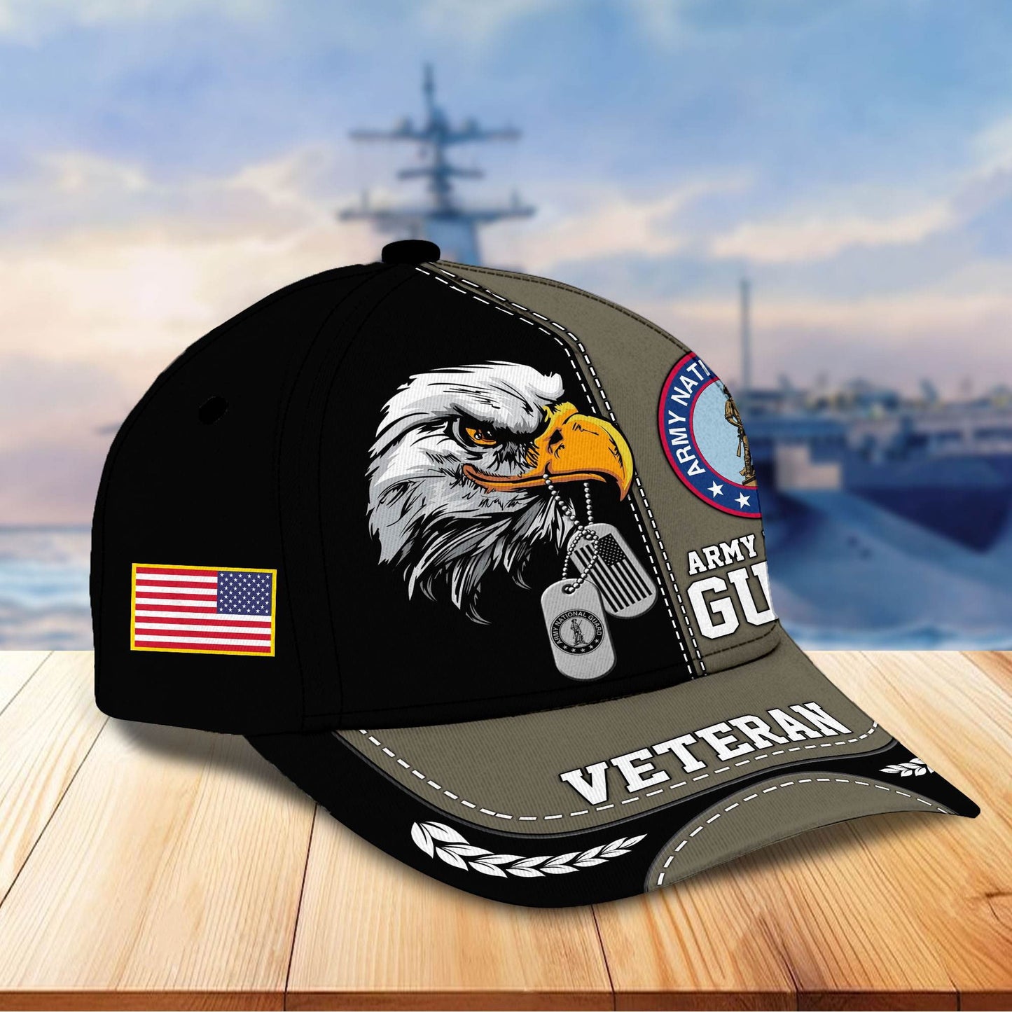Premium US Veterans Cap hucc270211, Gifts For US Veterans, Gifts On Father's Day, Armed Forces Day, Independence Day, Veterans Day.