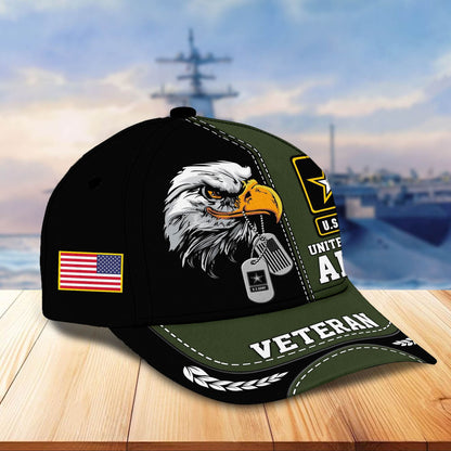 Premium US Veterans Cap hucc270211, Gifts For US Veterans, Gifts On Father's Day, Armed Forces Day, Independence Day, Veterans Day.
