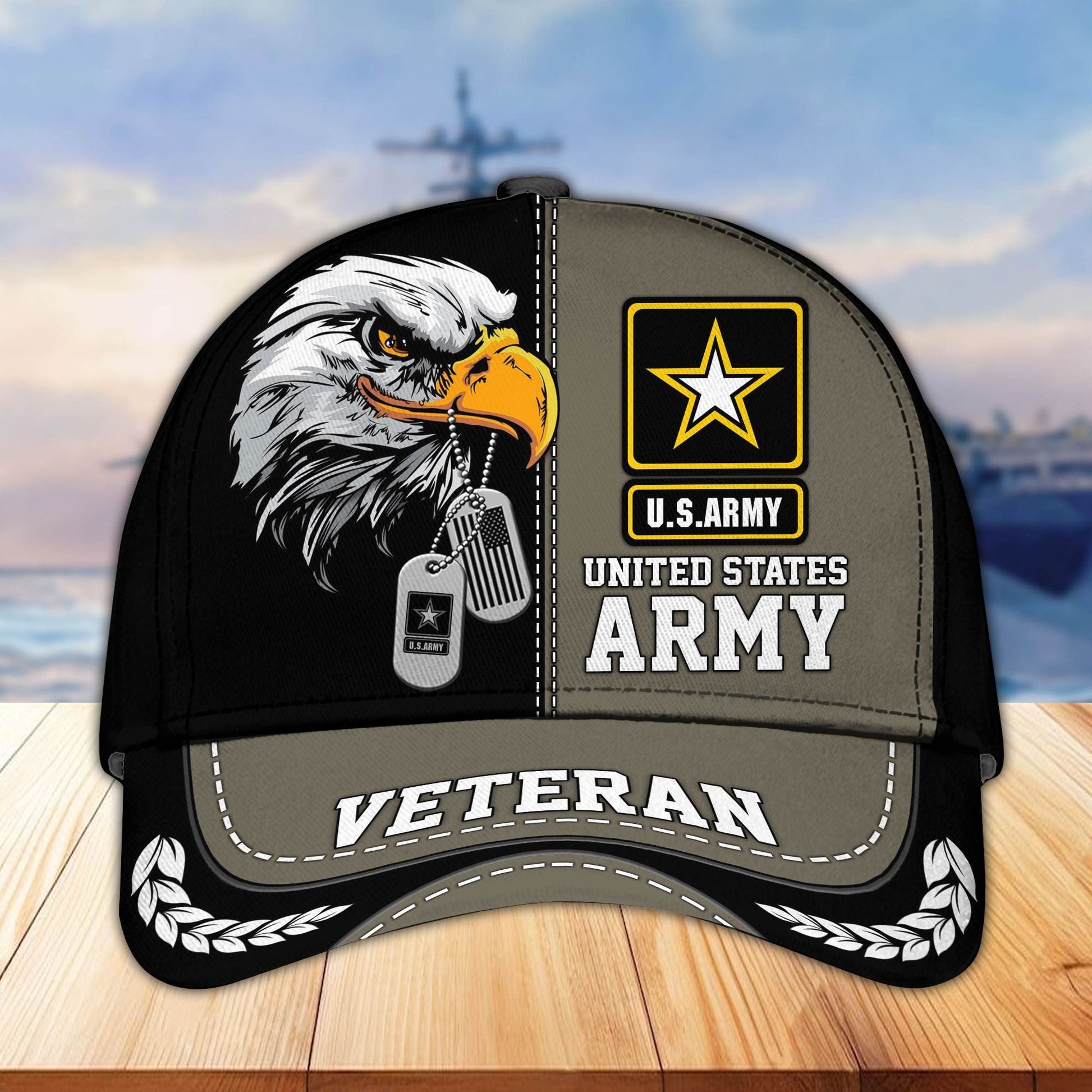 Premium US Veterans Cap hucc270211, Gifts For US Veterans, Gifts On Father's Day, Armed Forces Day, Independence Day, Veterans Day.