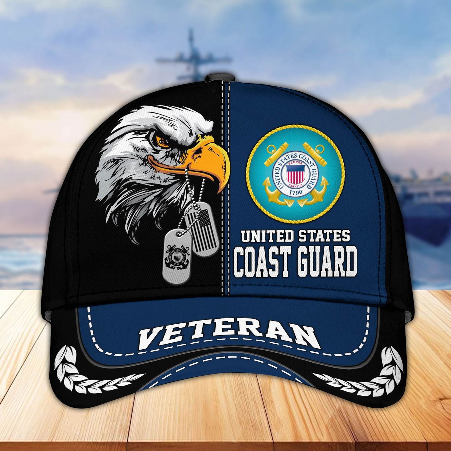 Premium US Veterans Cap hucc270211, Gifts For US Veterans, Gifts On Father's Day, Armed Forces Day, Independence Day, Veterans Day.