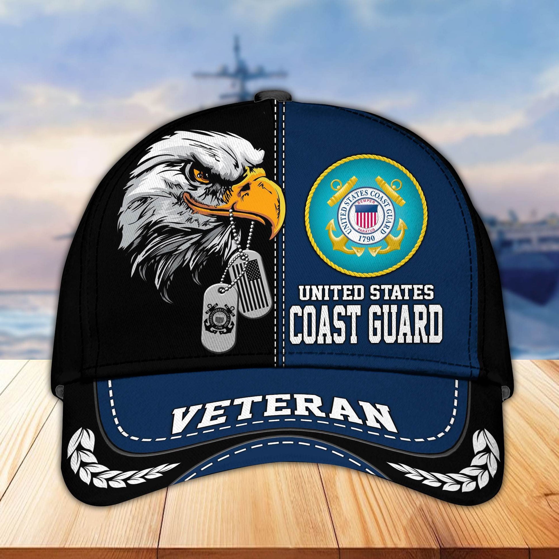 Premium US Veterans Cap hucc270211, Gifts For US Veterans, Gifts On Father's Day, Armed Forces Day, Independence Day, Veterans Day.