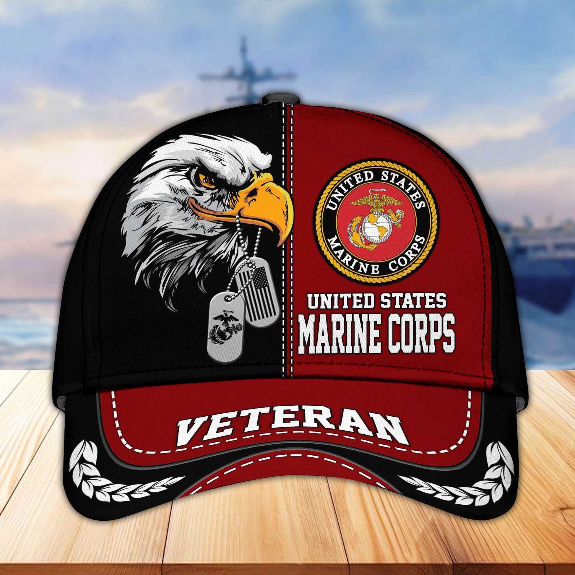 Premium US Veterans Cap hucc270211, Gifts For US Veterans, Gifts On Father's Day, Armed Forces Day, Independence Day, Veterans Day.
