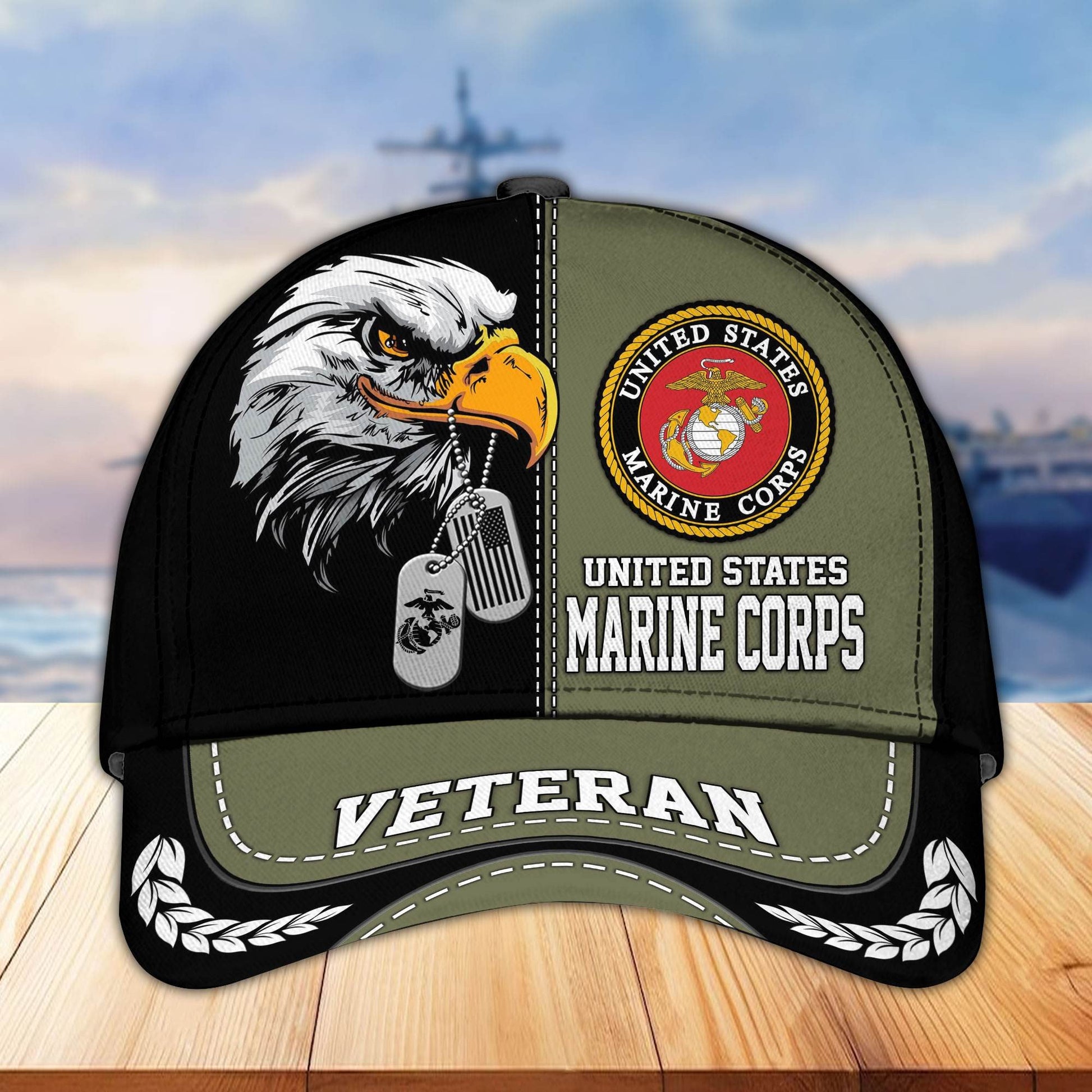 Premium US Veterans Cap hucc270211, Gifts For US Veterans, Gifts On Father's Day, Armed Forces Day, Independence Day, Veterans Day.