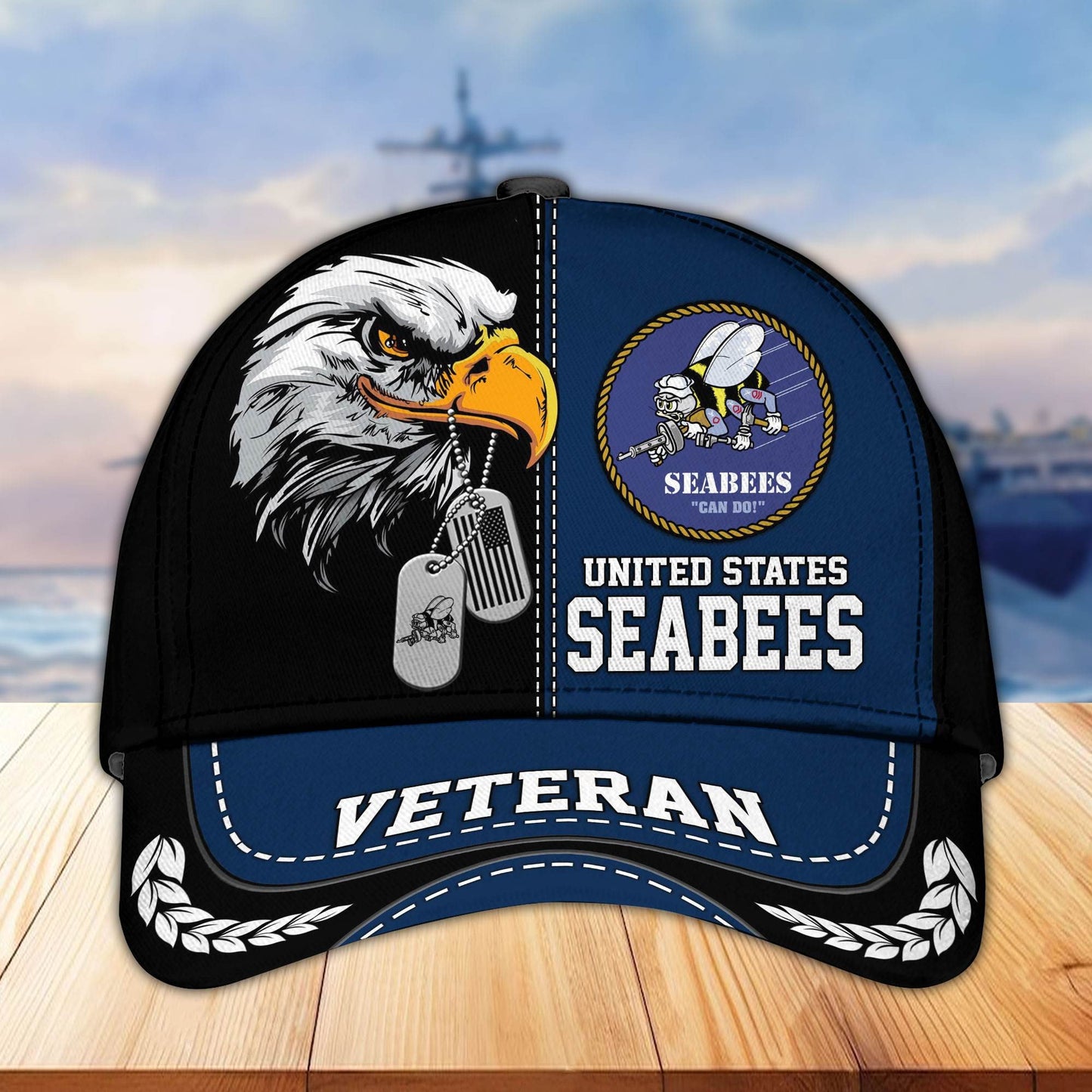 Premium US Veterans Cap hucc270211, Gifts For US Veterans, Gifts On Father's Day, Armed Forces Day, Independence Day, Veterans Day.