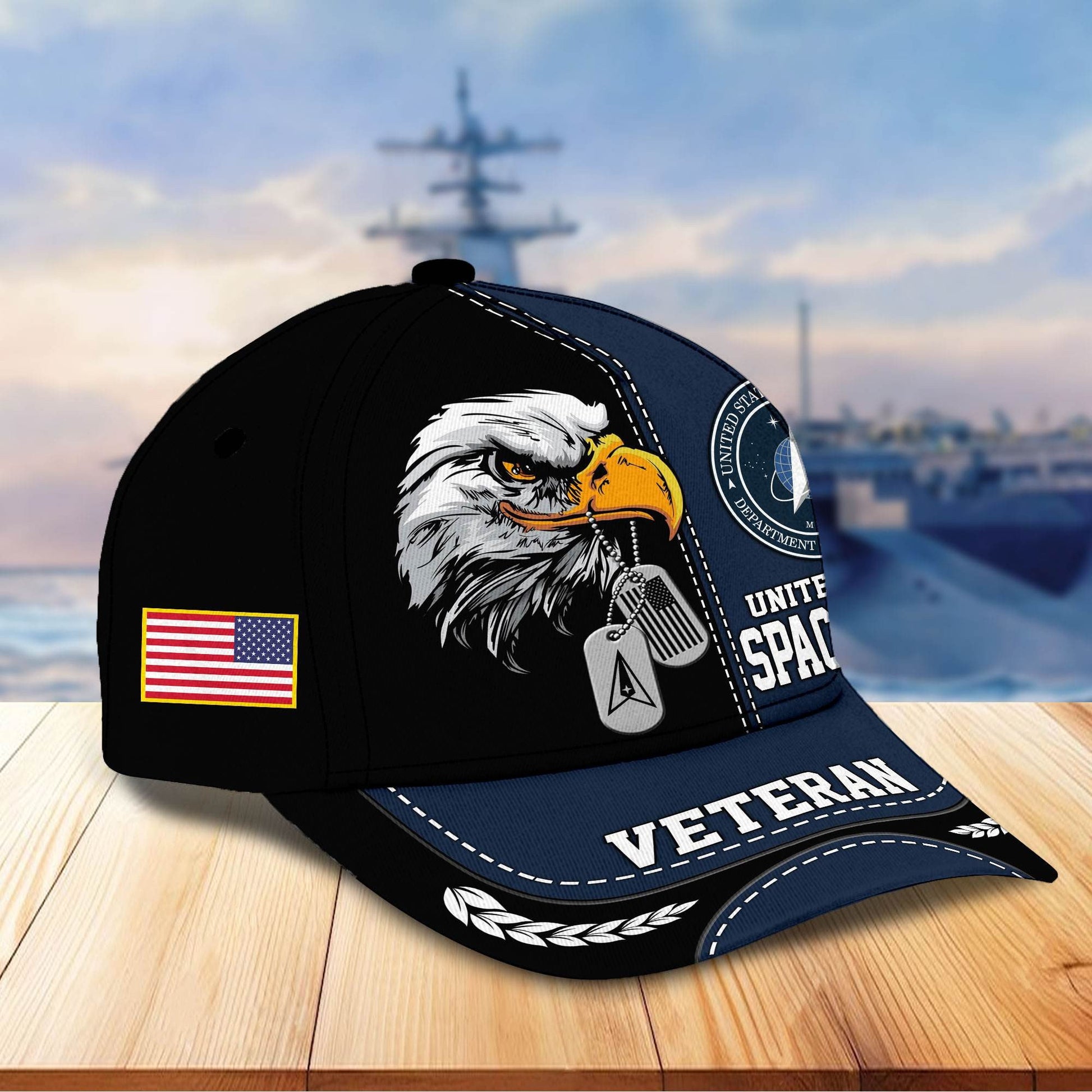 Premium US Veterans Cap hucc270211, Gifts For US Veterans, Gifts On Father's Day, Armed Forces Day, Independence Day, Veterans Day.