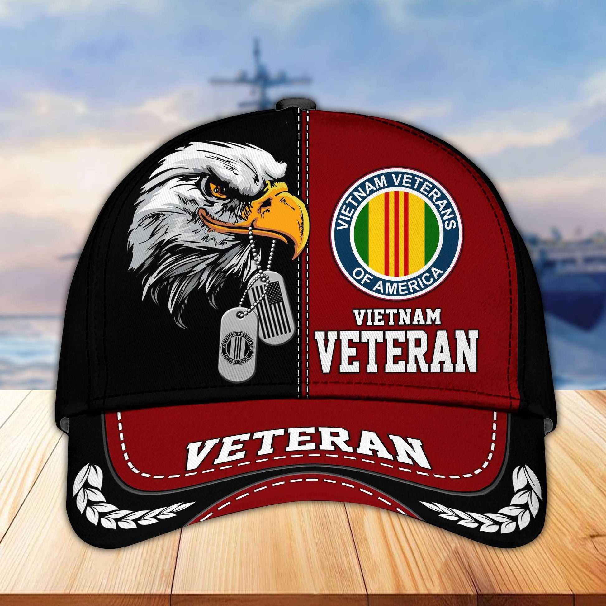 Premium US Veterans Cap hucc270211, Gifts For US Veterans, Gifts On Father's Day, Armed Forces Day, Independence Day, Veterans Day.