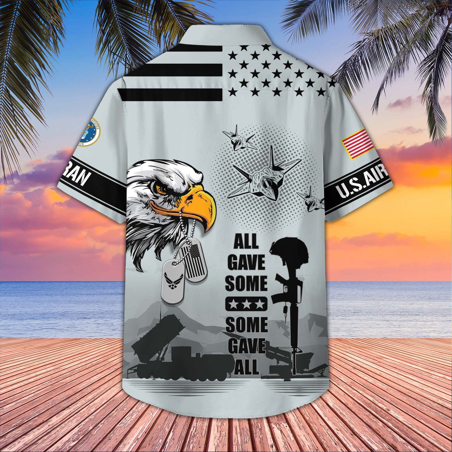 Premium US Veterans Hawaiian Shirt da280501, Gifts For US Veterans, Gifts On Father's Day, Armed Forces Day, Veterans Day.