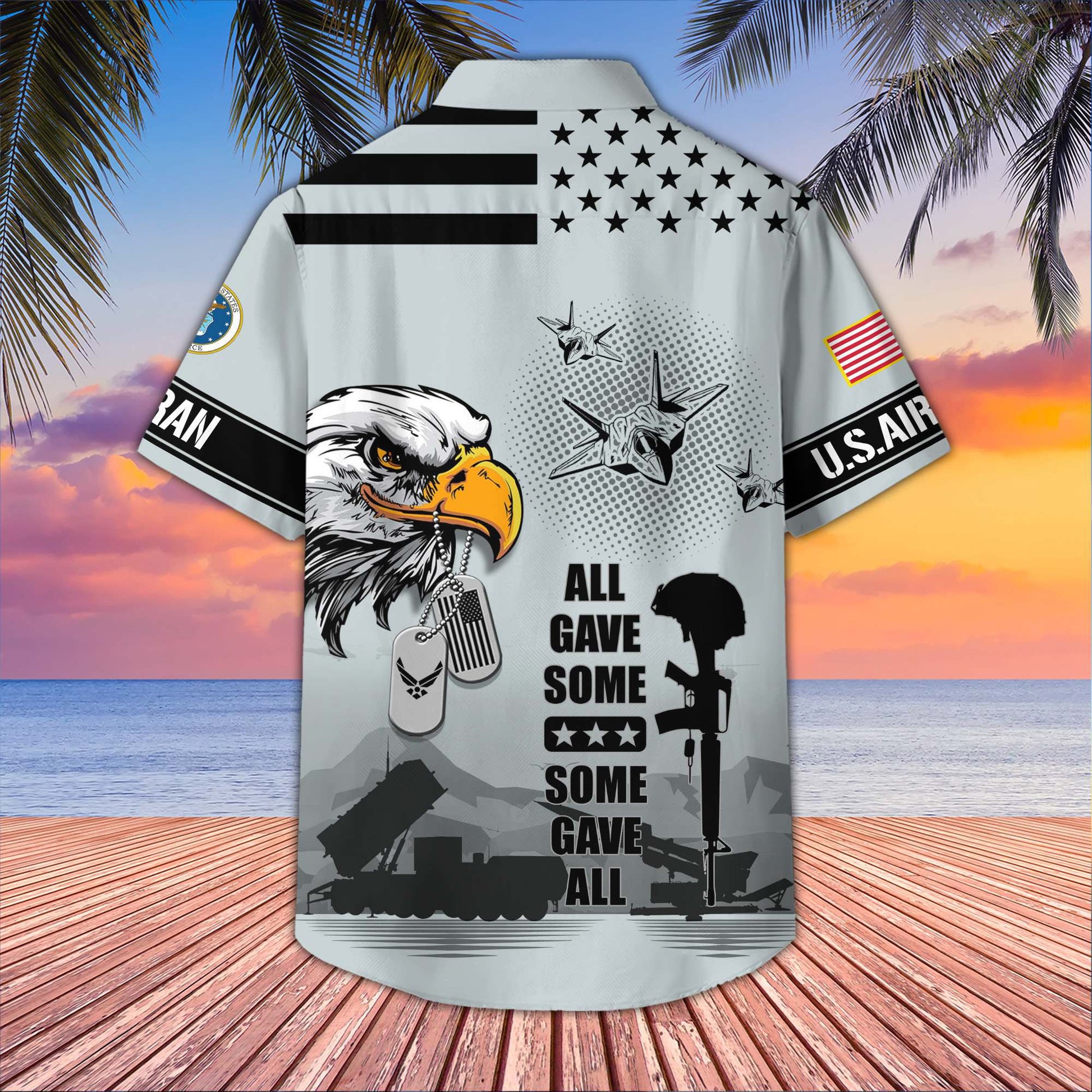 Premium US Veterans Hawaiian Shirt da280501, Gifts For US Veterans, Gifts On Father's Day, Armed Forces Day, Veterans Day.