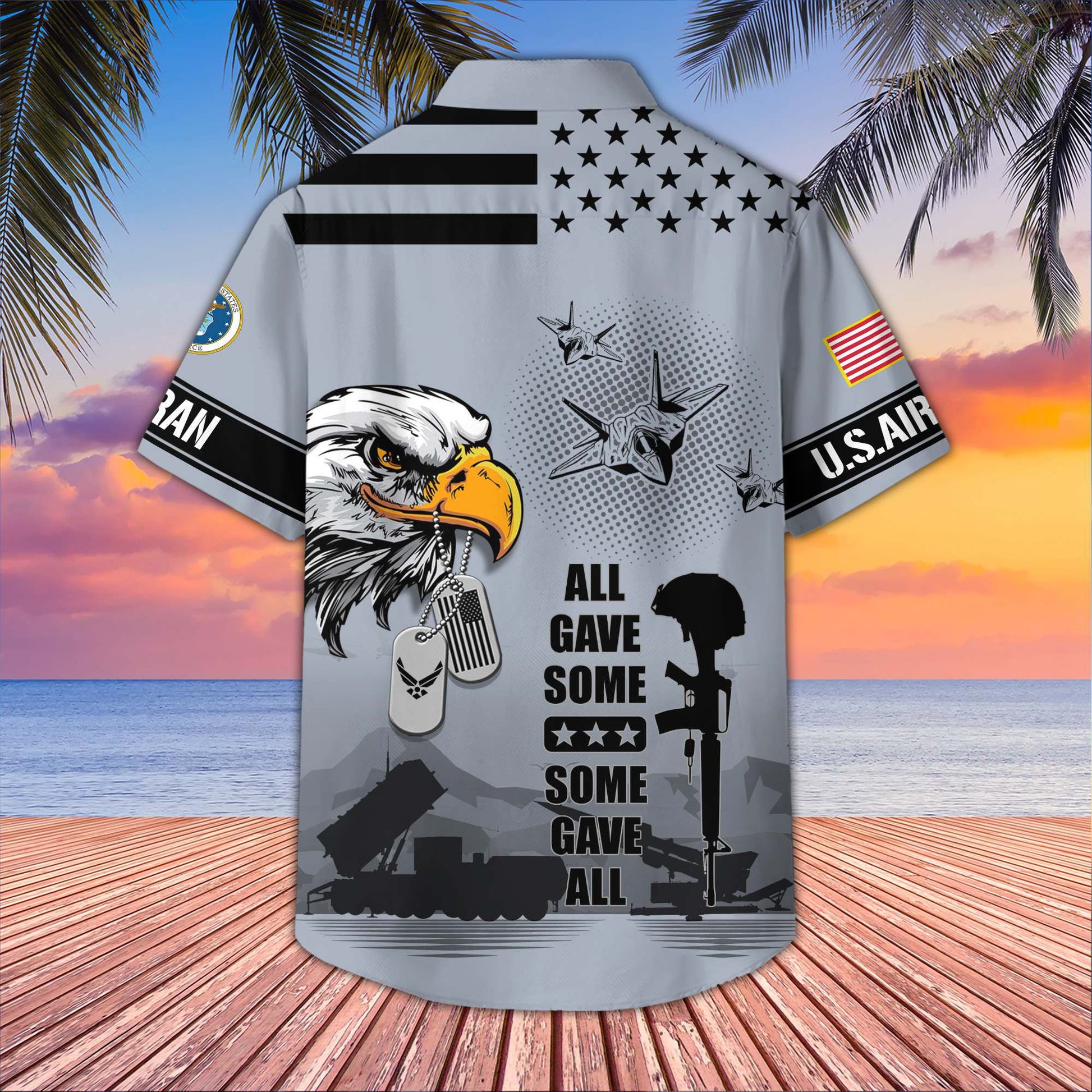 Premium US Veterans Hawaiian Shirt da280501, Gifts For US Veterans, Gifts On Father's Day, Armed Forces Day, Veterans Day.