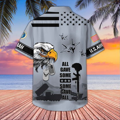 Premium US Veterans Hawaiian Shirt da280501, Gifts For US Veterans, Gifts On Father's Day, Armed Forces Day, Veterans Day.