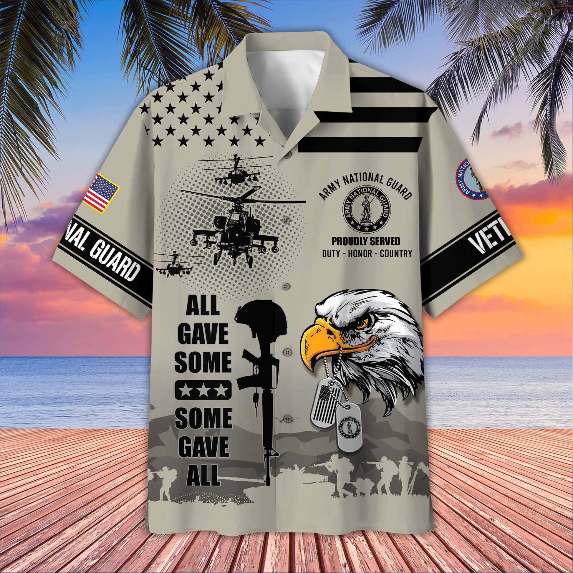 Premium US Veterans Hawaiian Shirt da280501, Gifts For US Veterans, Gifts On Father's Day, Armed Forces Day, Veterans Day.