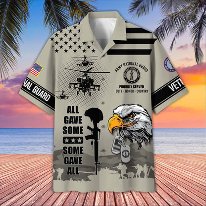 Premium US Veterans Hawaiian Shirt da280501, Gifts For US Veterans, Gifts On Father's Day, Armed Forces Day, Veterans Day.