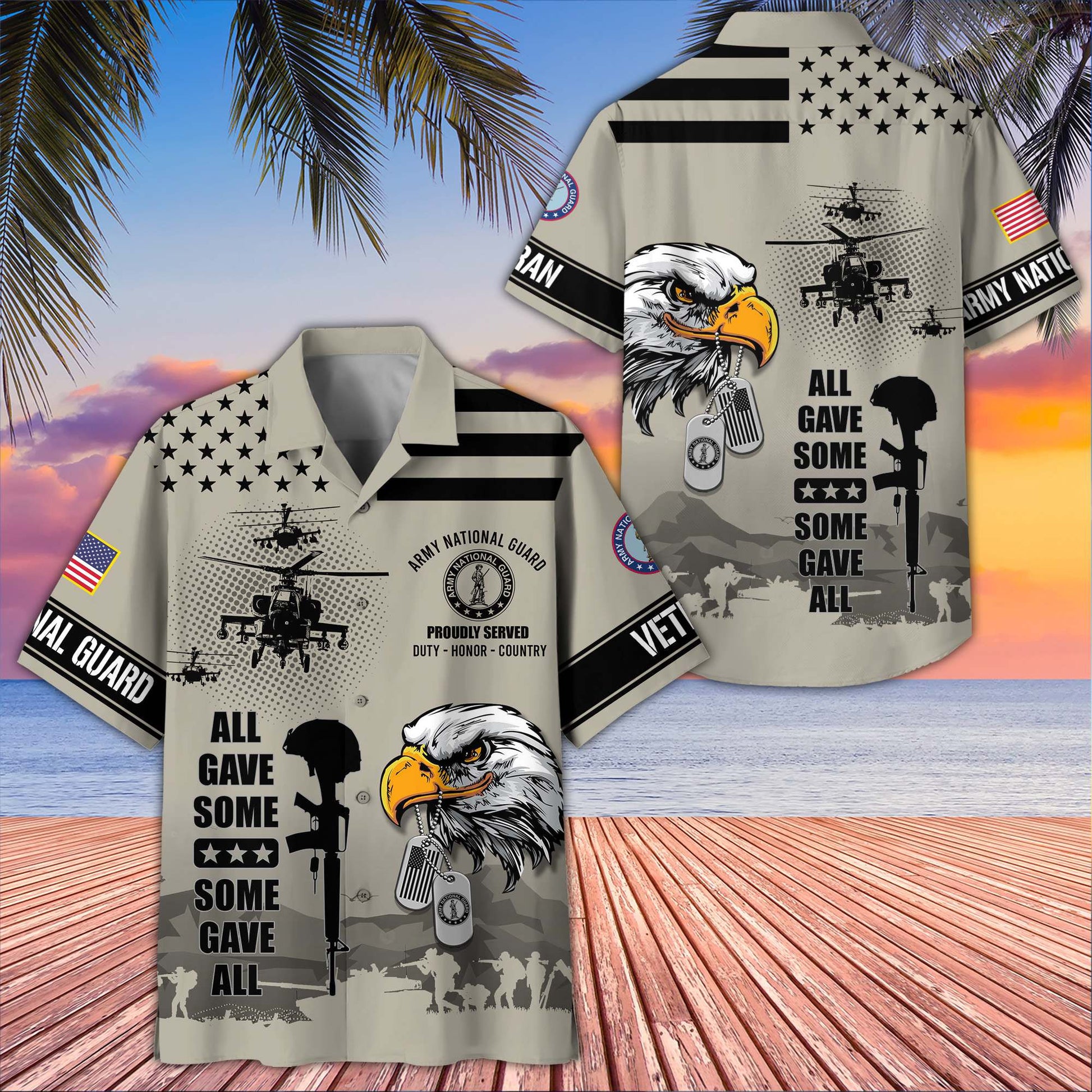 Premium US Veterans Hawaiian Shirt da280501, Gifts For US Veterans, Gifts On Father's Day, Armed Forces Day, Veterans Day.