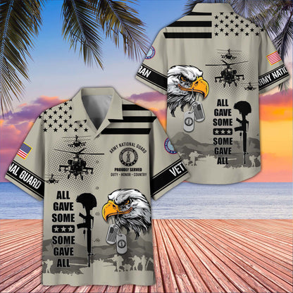 Premium US Veterans Hawaiian Shirt da280501, Gifts For US Veterans, Gifts On Father's Day, Armed Forces Day, Veterans Day.