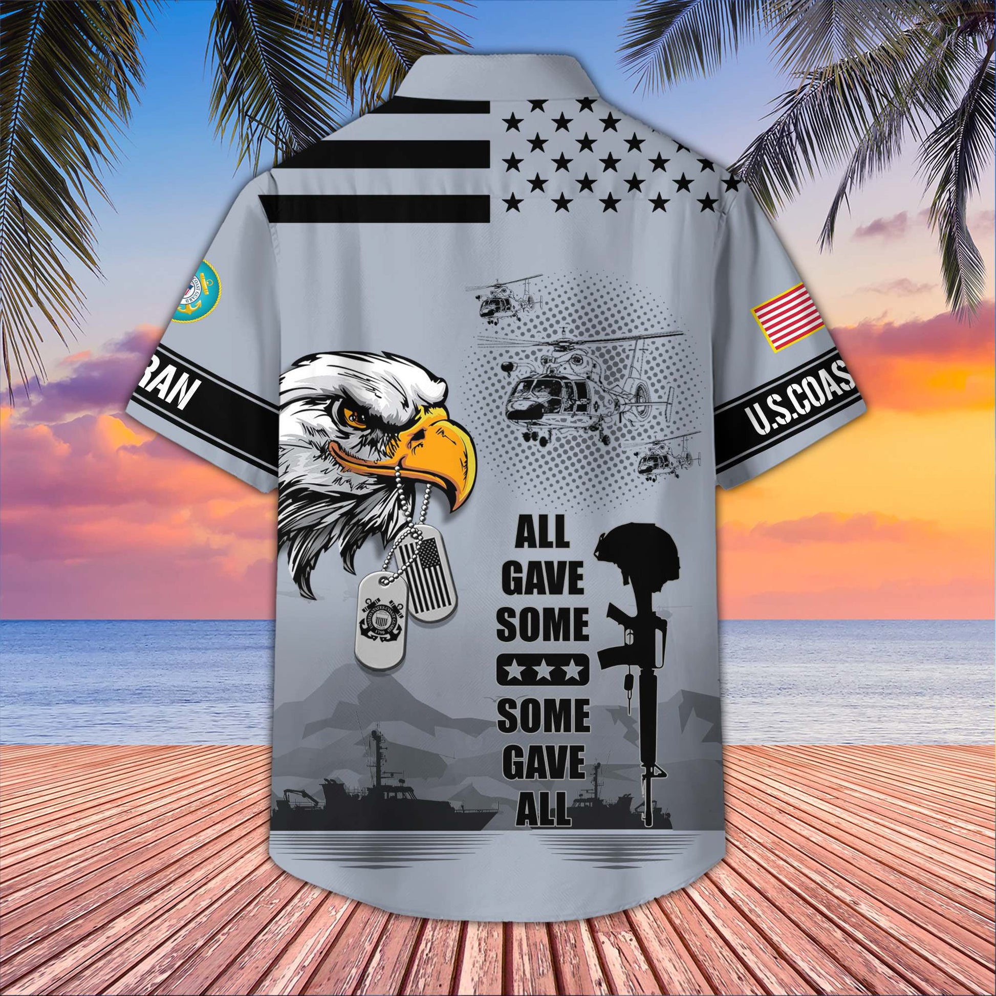 Premium US Veterans Hawaiian Shirt da280501, Gifts For US Veterans, Gifts On Father's Day, Armed Forces Day, Veterans Day.