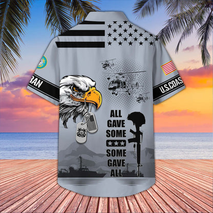 Premium US Veterans Hawaiian Shirt da280501, Gifts For US Veterans, Gifts On Father's Day, Armed Forces Day, Veterans Day.