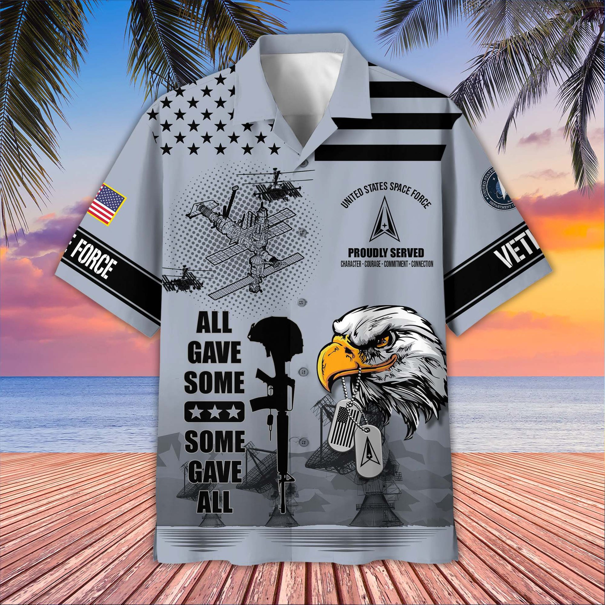 Premium US Veterans Hawaiian Shirt da280501, Gifts For US Veterans, Gifts On Father's Day, Armed Forces Day, Veterans Day.