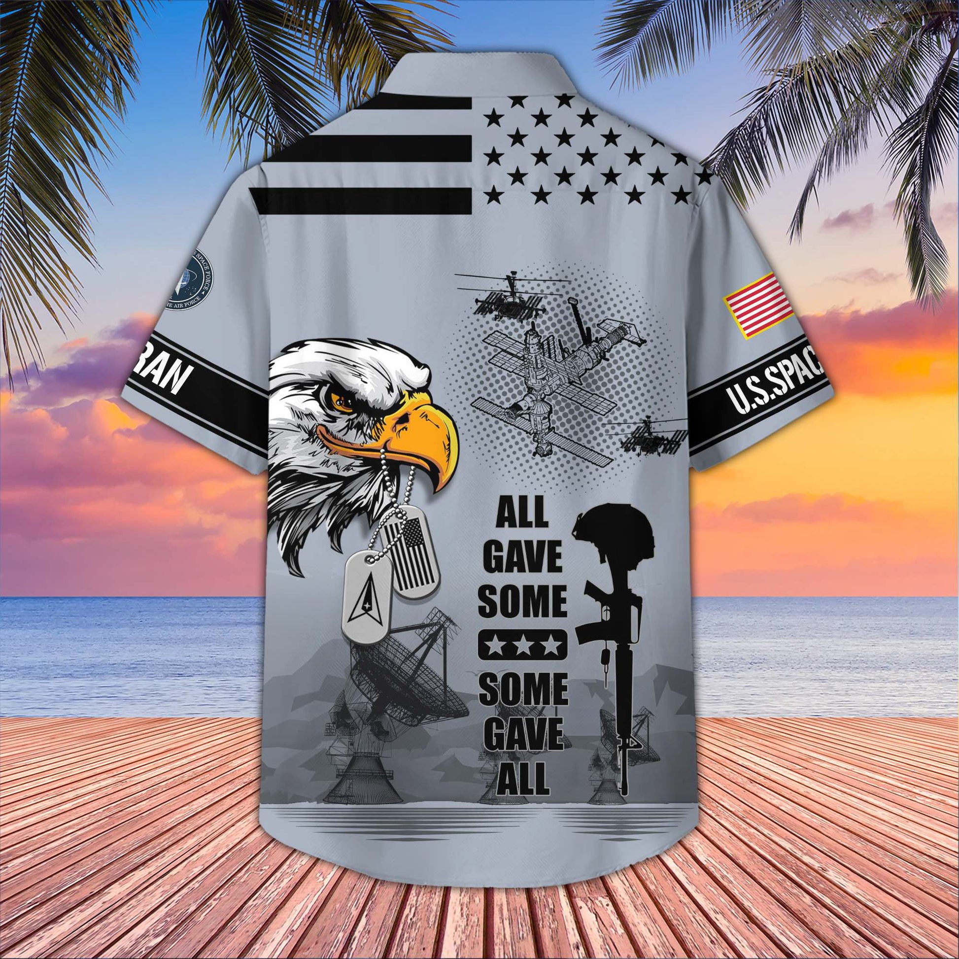 Premium US Veterans Hawaiian Shirt da280501, Gifts For US Veterans, Gifts On Father's Day, Armed Forces Day, Veterans Day.