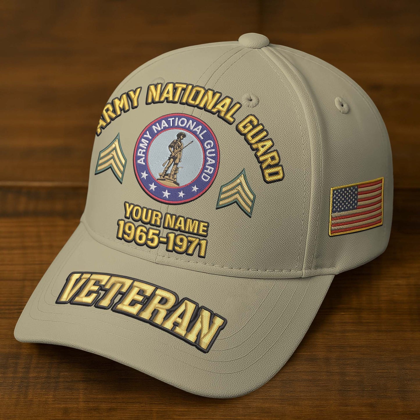 Premium Custom Name, Rank, Year, US Veterans Embroidered Hats da300601, Gift For US Veterans, Gifts On Father's Day, Armed Forces Day, Veterans Day.