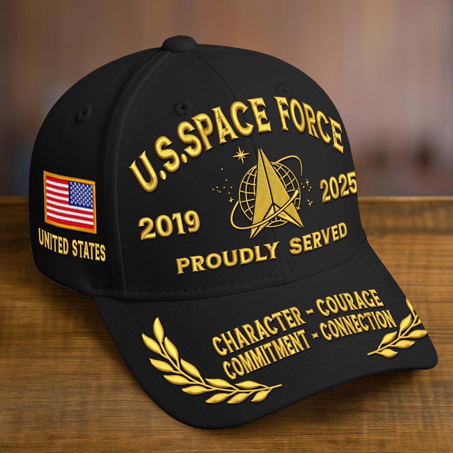 Premium Custom Name, Rank, Embroidered US Veterans Hats dab090704, 250th Anniversary, Gift For US Veterans, Gifts On Veterans Day.
