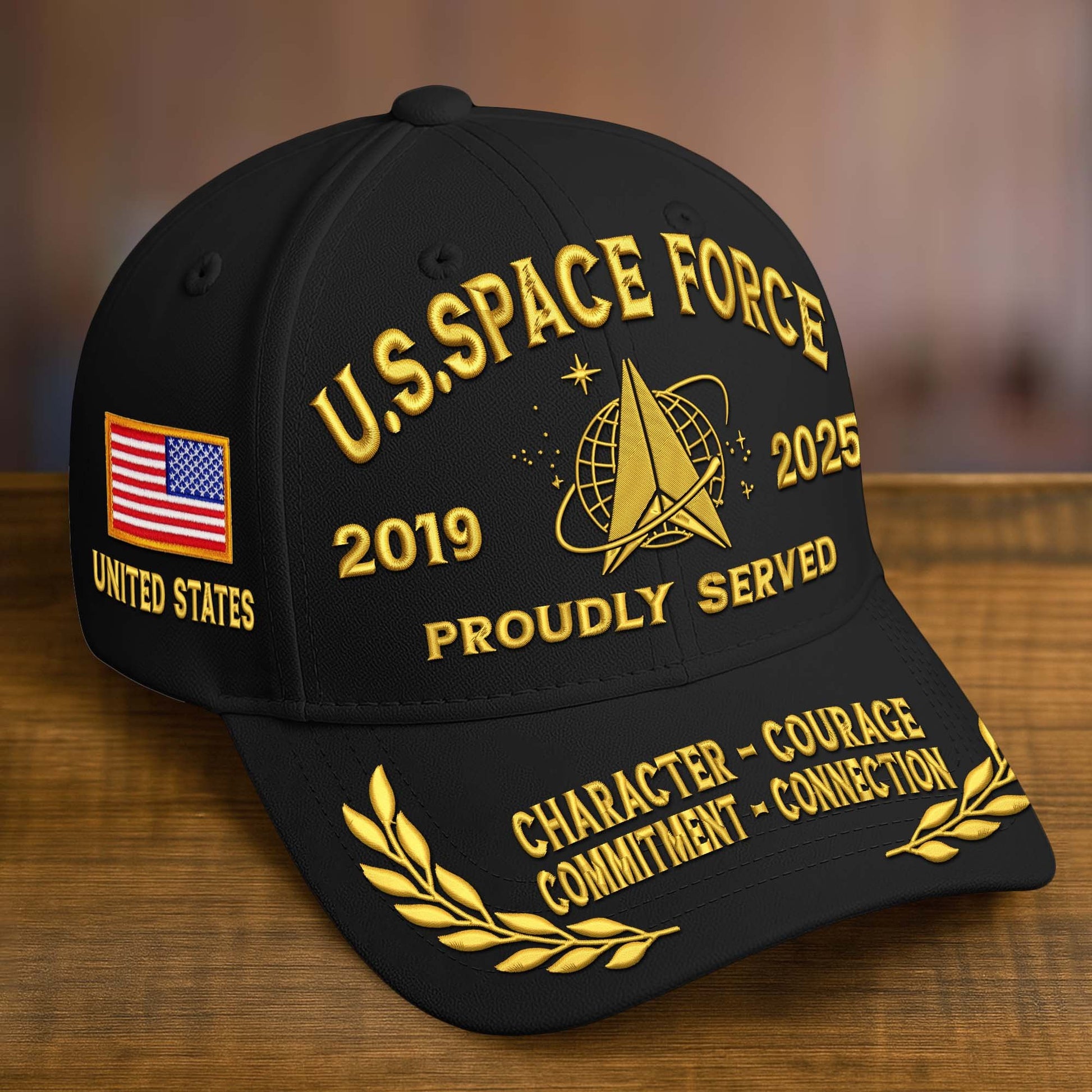 Premium Custom Name, Rank, Embroidered US Veterans Hats dab090704, 250th Anniversary, Gift For US Veterans, Gifts On Veterans Day.