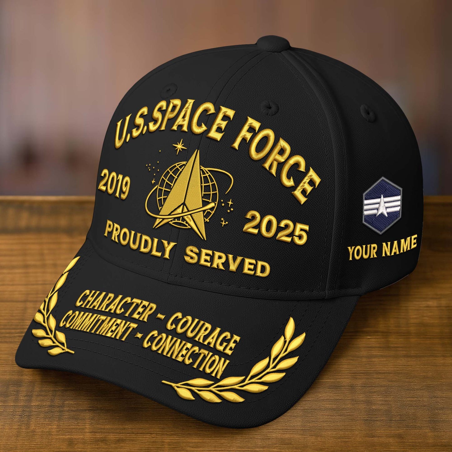 Premium Custom Name, Rank, Embroidered US Veterans Hats dab090704, 250th Anniversary, Gift For US Veterans, Gifts On Veterans Day.