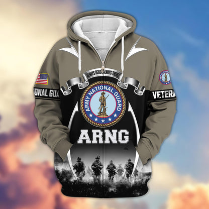 Premium US Veterans Zip Hoodie HD150821, Gifts For US Veterans, Gifts On Father's Day, Veterans Day., easychoo.com