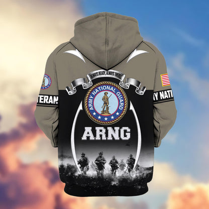 Premium US Veterans Zip Hoodie HD150821, Gifts For US Veterans, Gifts On Father's Day, Veterans Day., easychoo.com