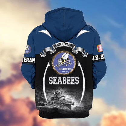 Premium US Veterans Zip Hoodie HD150821, Gifts For US Veterans, Gifts On Father's Day, Veterans Day., easychoo.com