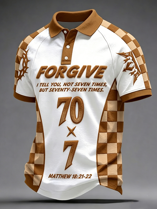 Men's Forgive 70x7 Christian Jersey