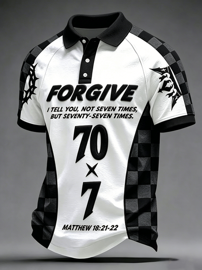 Men's Forgive 70x7 Christian Jersey