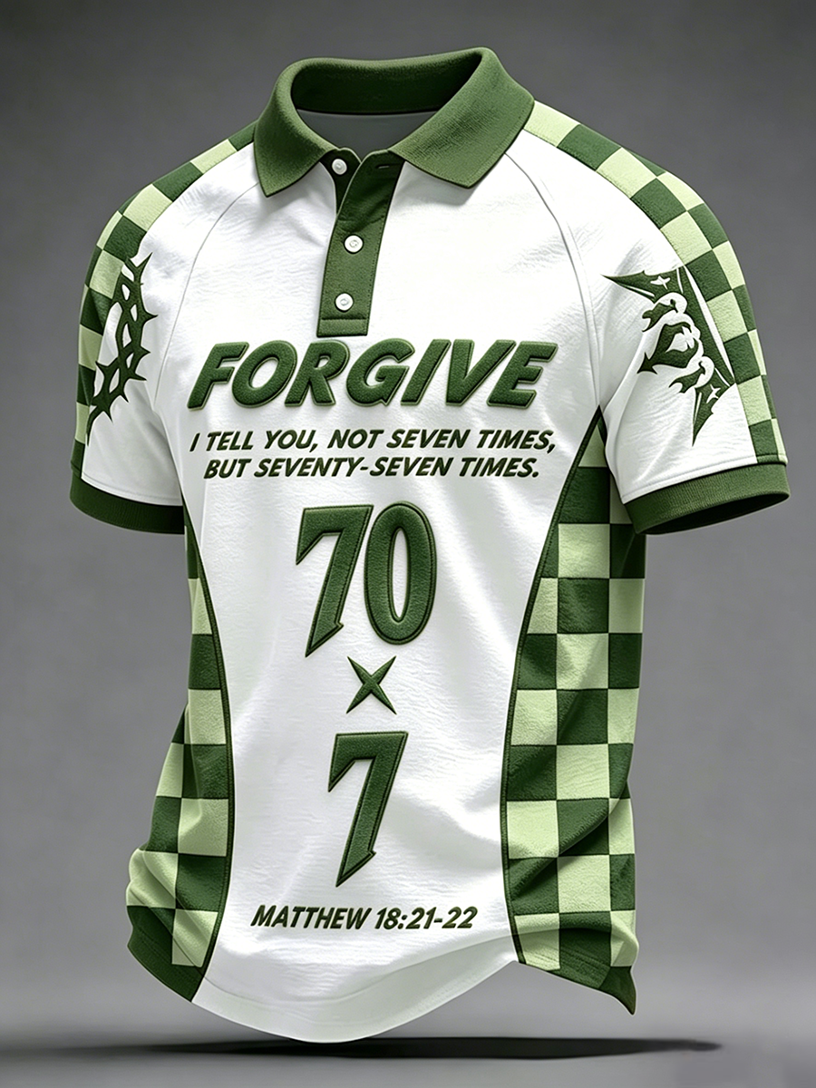 Men's Forgive 70x7 Christian Jersey