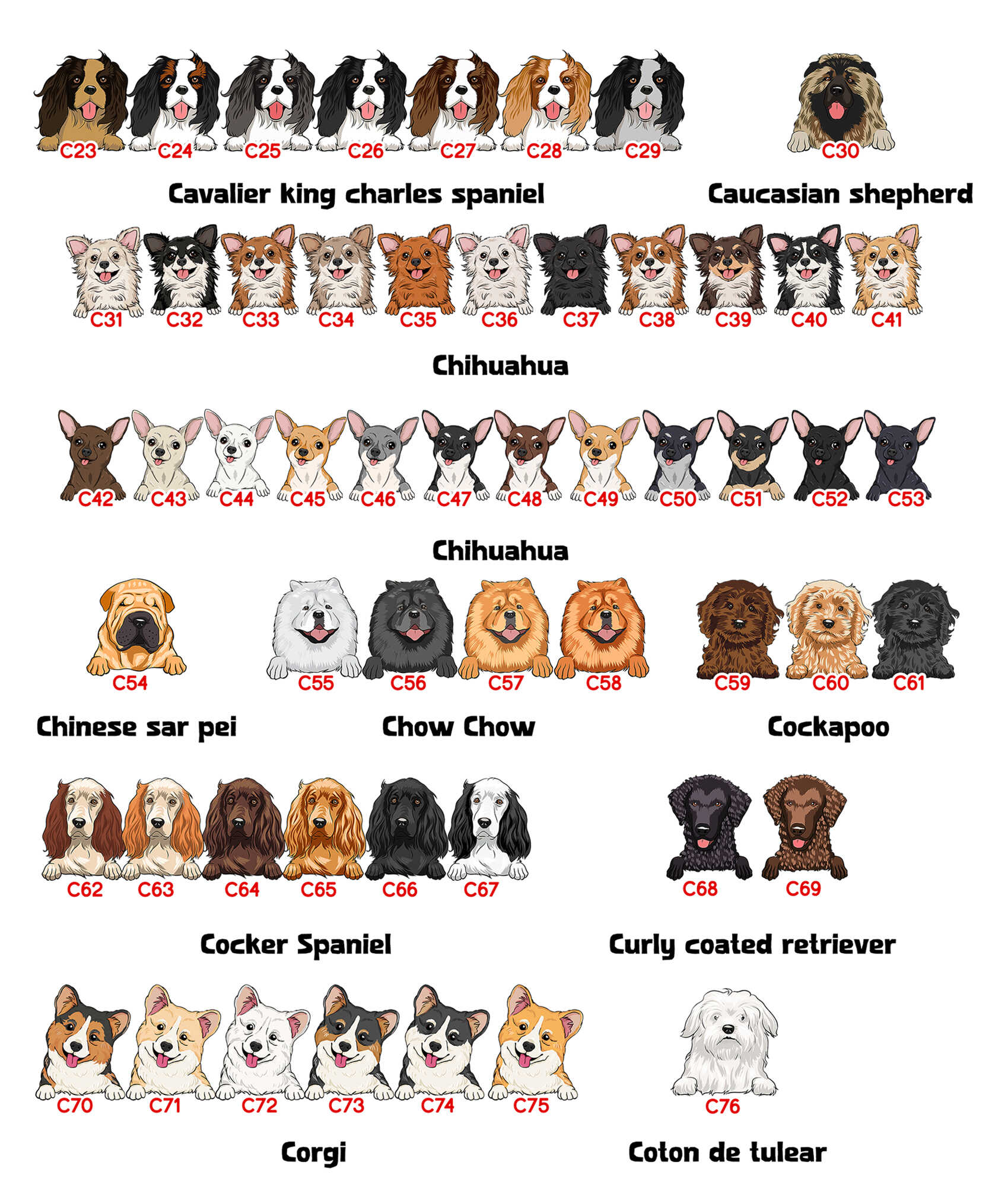 Personalized custom Dog - Apron, easychoo.com