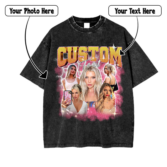 Custom Bootleg Unisex Mineral Wash T-shirt, easychoo.com