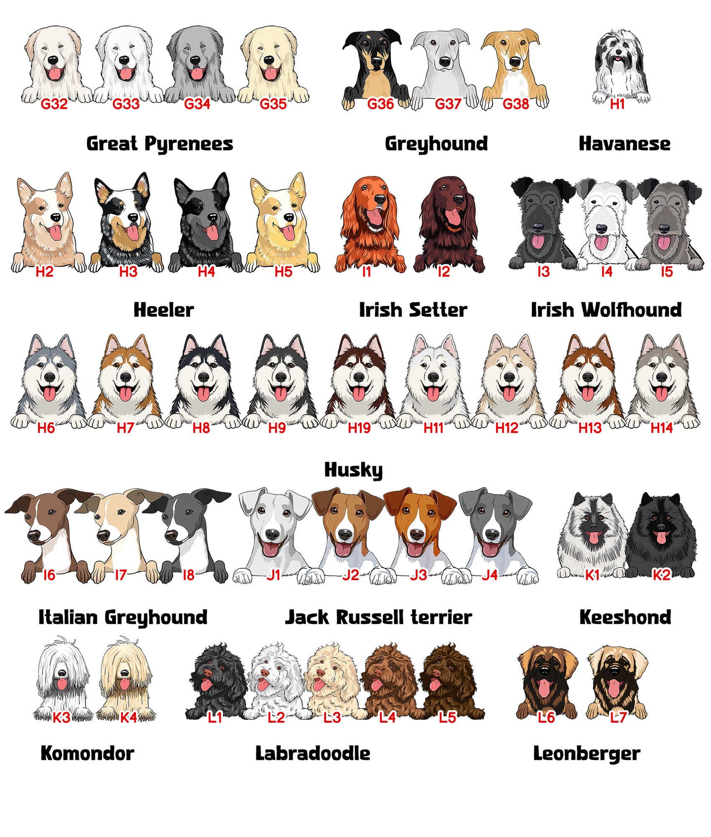 Personalized custom Dog - Apron, easychoo.com