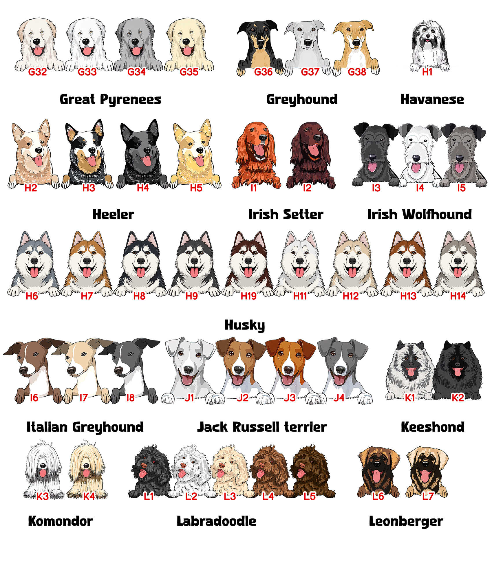 Personalized custom Dog - Apron, easychoo.com